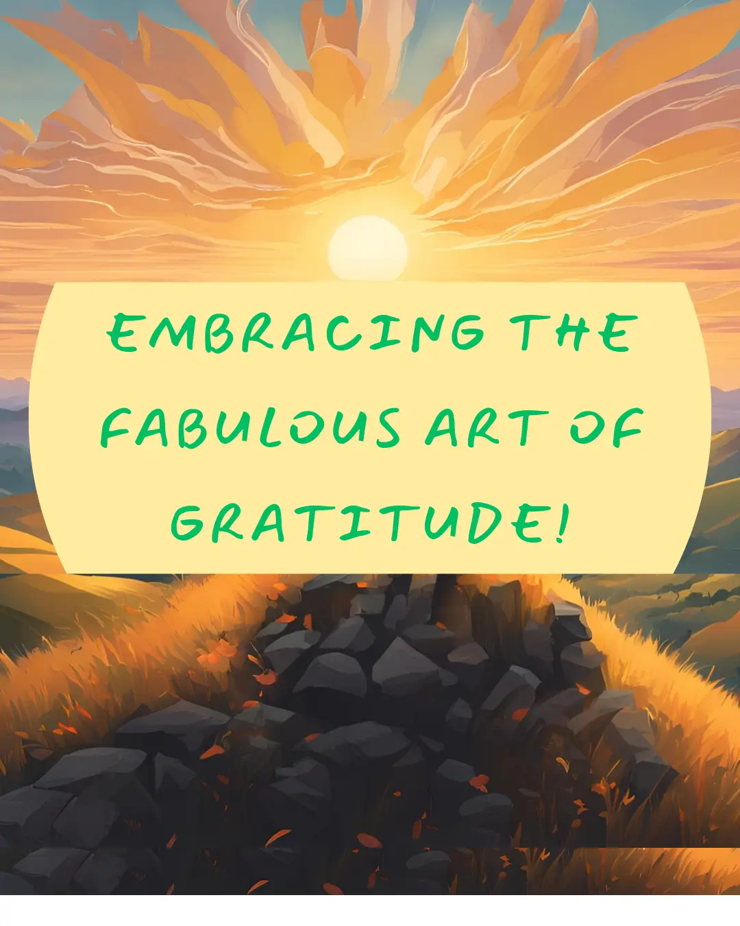 Embracing gratitude!!